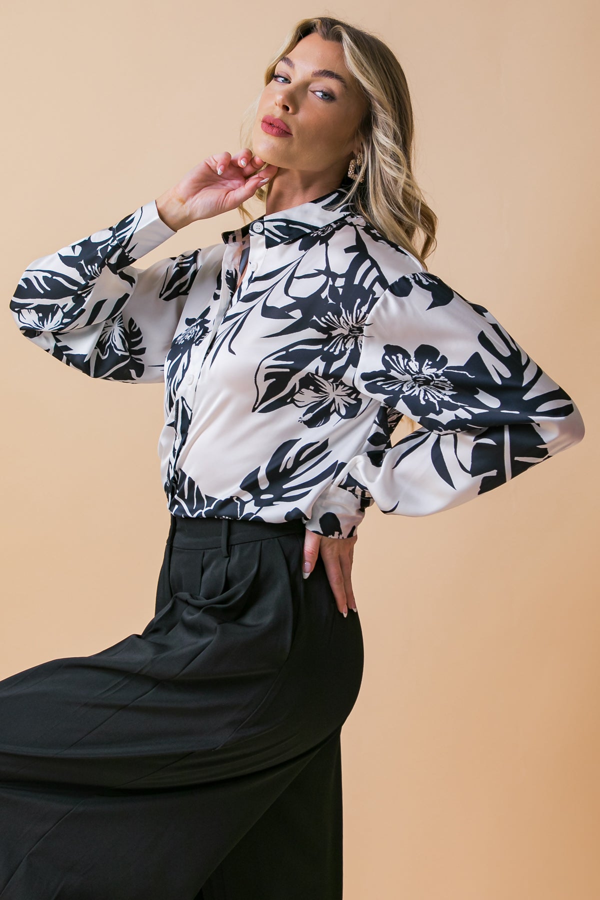 BRIDE AND TRUE SATIN TOP Flying Tomato