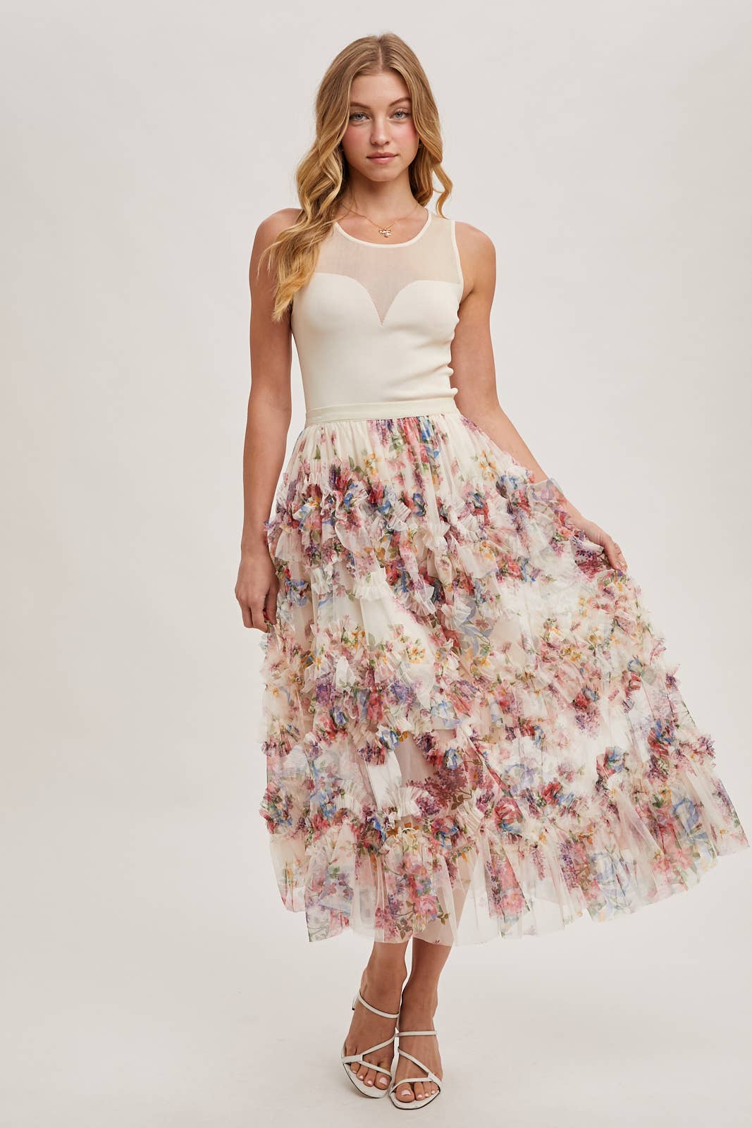 SWEETHEART NECK KNIT TANK - 926 West