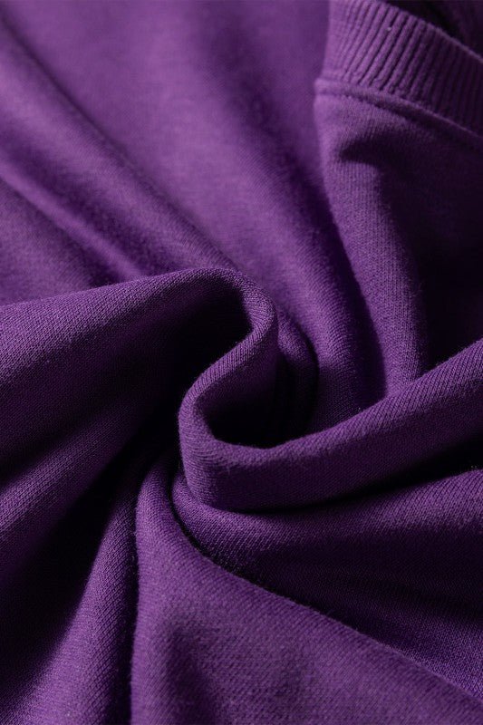 Varsity Stripe Drop Shoulder Oversized Sweatshirt - 926 West