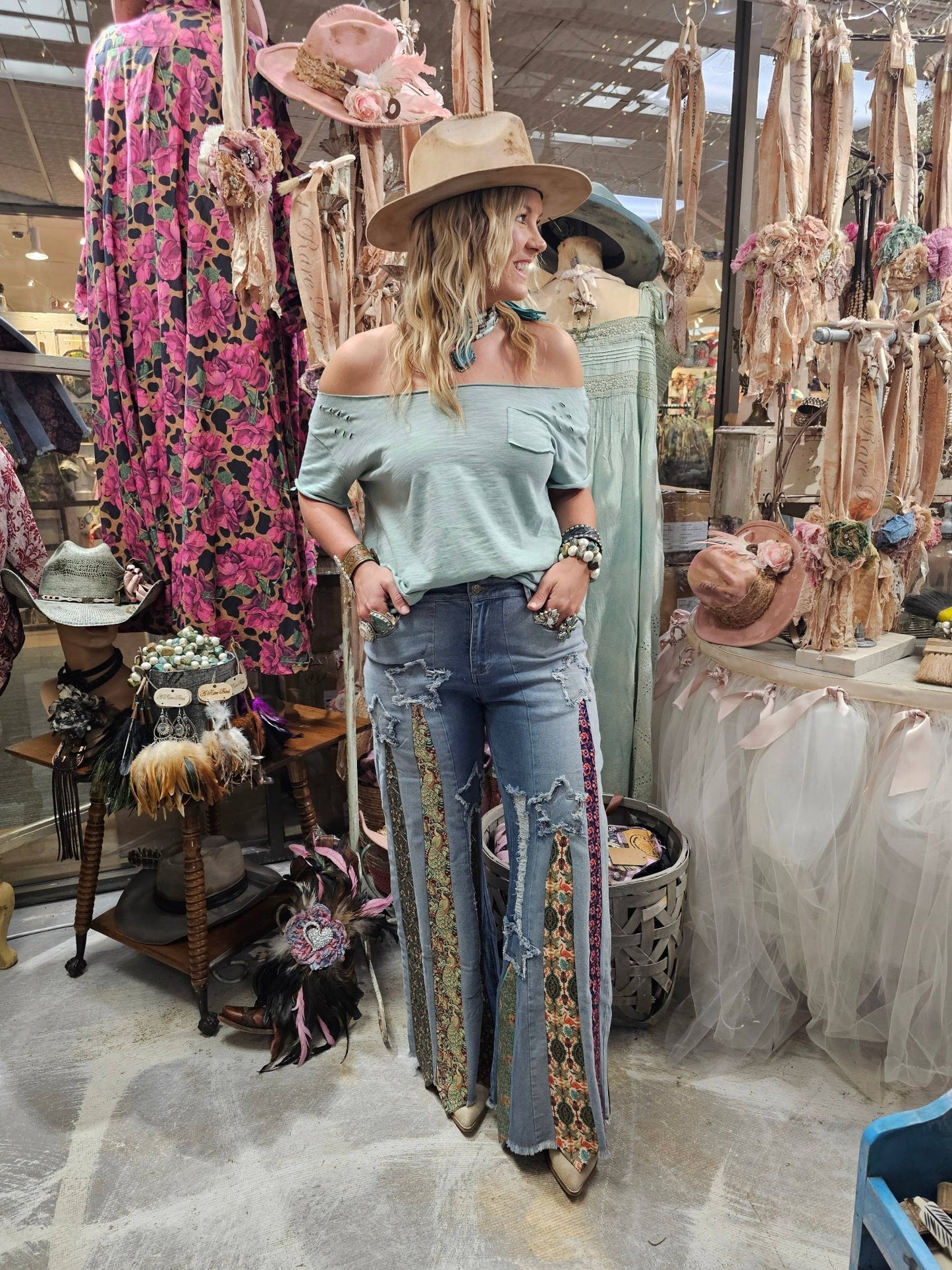 Vintage Tie Jeans - 926 West