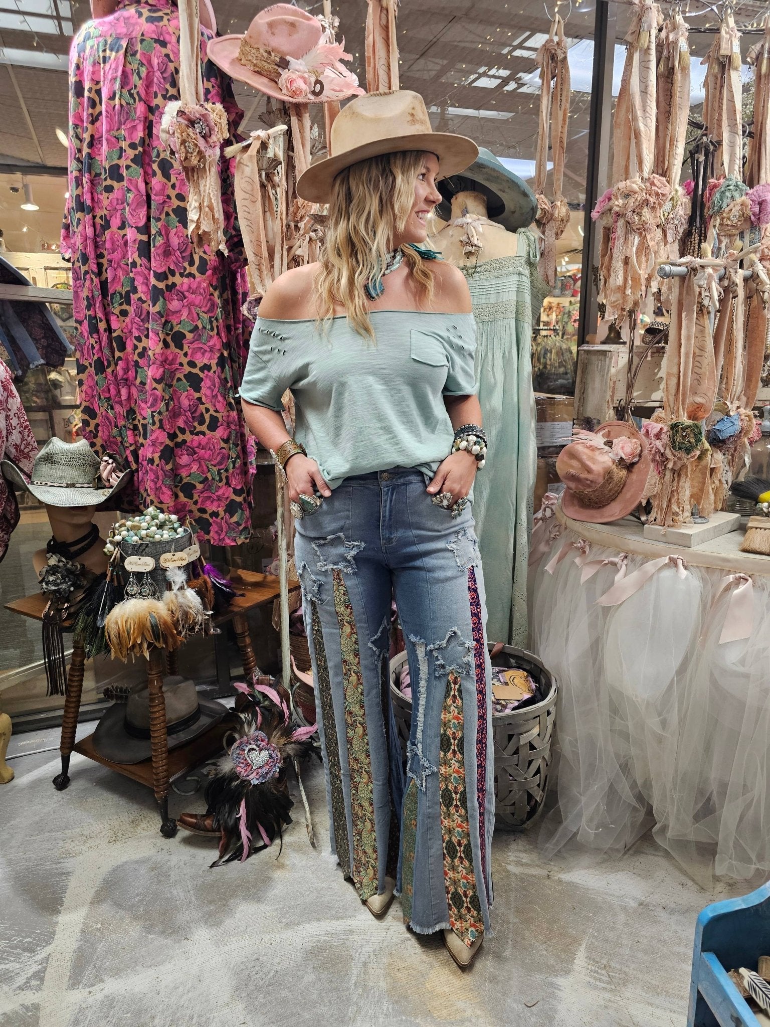 Vintage Tie Jeans - 926 West