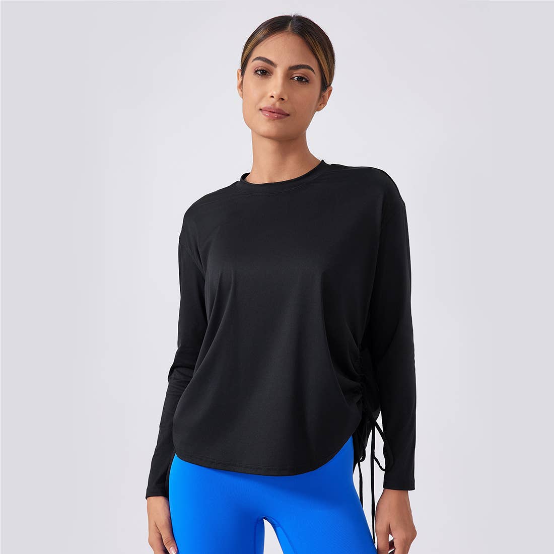 Women's Loose Long Sleeve Breathable Fitness Yoga Top - 926 West